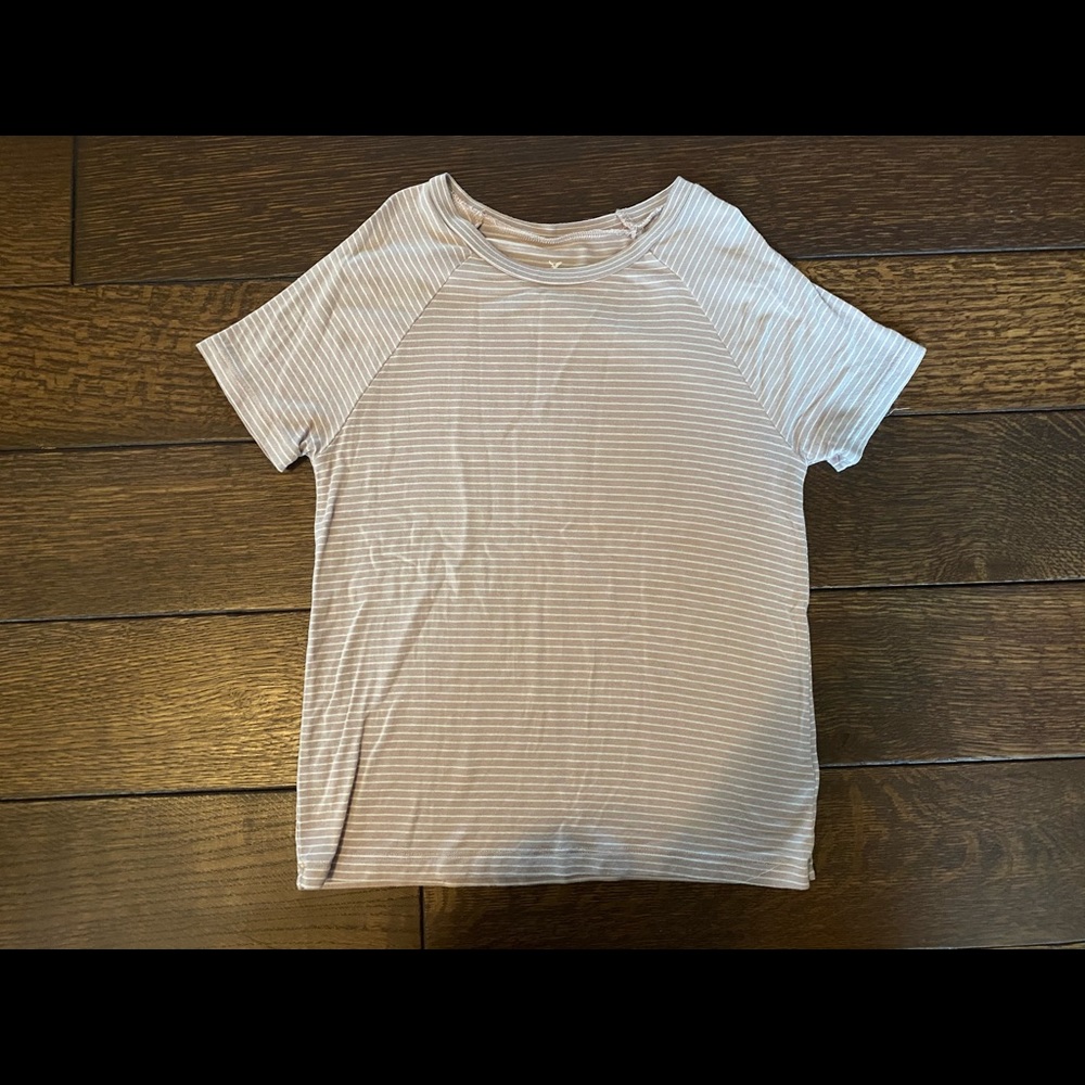 American Eagle Striped Tee